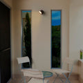 Outdoor wall light with PIR sensor