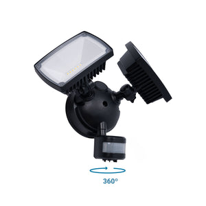 Proyector LED doble de pared exterior con sensor PIR 30W - 4000K - IP54 (14)