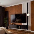 Floor lamp crystal ball