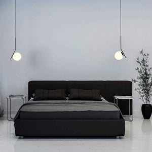 Lámpara colgante bola cristal "HERMI" - E27 - Barcelona Led-Decoración