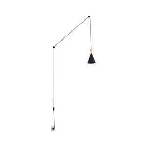 Lámpara colgante nórdica con cable y enchufe "Lima" - Barcelona Led-Decoración