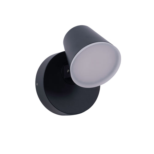 Aplique de pared exterior orientable