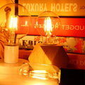 Vintage amber LED filament bulb - Dimmable - E27 A60 - 4W 4