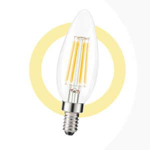 Bombilla LED Vela E14 5W Regulable C35 – 550 Lúmenes - Barcelona Led-