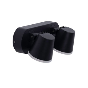 Aplique de pared exterior doble "Tura" - 20,5W - Orientable - 3000K - IP54 (8)