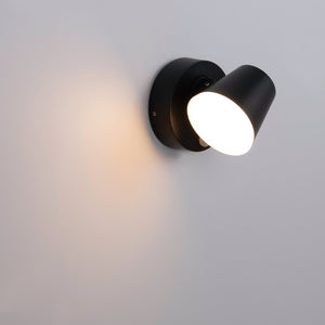 Aplique de pared exterior con sensor PIR "Stan" - 12,5W - Orientable - 3000K - IP54 (6)