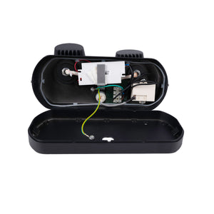 Aplique de pared exterior doble con sensor PIR "Tura" - 20,5W - Orientable - 3000K - IP54 (5)