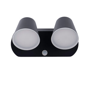 Aplique de pared exterior doble con sensor PIR "Tura" - 20,5W - Orientable - 3000K - IP54 (9)