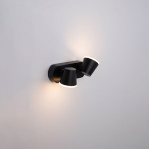 Aplique de pared exterior doble con sensor PIR "Tura" - 20,5W - Orientable - 3000K - IP54 (10)