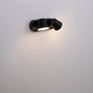 Aplique de pared exterior doble con sensor PIR "Tura" - 20,5W - Orientable - 3000K - IP54 (12)