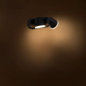 Aplique de pared exterior doble con sensor PIR "Tura" - 20,5W - Orientable - 3000K - IP54 (13)