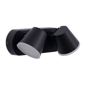 Aplique de pared exterior doble con sensor PIR "Tura" - 20,5W - Orientable - 3000K - IP54 (14)