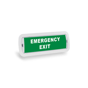 KIT Pictograma autoadhesivo "Emergency Exit" + Luz de emergencia 3W