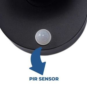 Aplique de pared exterior con sensor PIR "Stan" - 12,5W - Orientable - 3000K - IP54 (15)