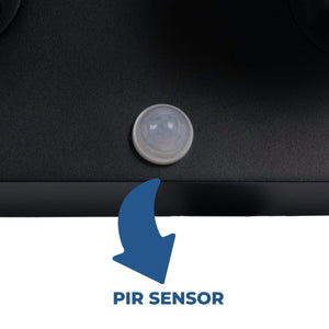 Aplique de pared exterior doble con sensor PIR "Tura" - 20,5W - Orientable - 3000K - IP54 (16)