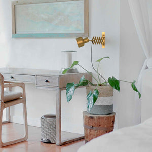 Aplique de pared interior vintage con fuelle "ROMA" - E27 - Barcelona Led-Decoración