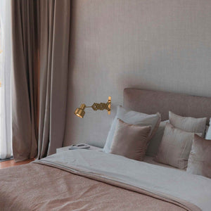 Aplique de pared interior vintage con fuelle "ROMA" - E27 - Barcelona Led-Decoración