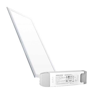 Panel LED empotrable 120X30cm - TRIAC regulable - 44W - UGR19 - IP40