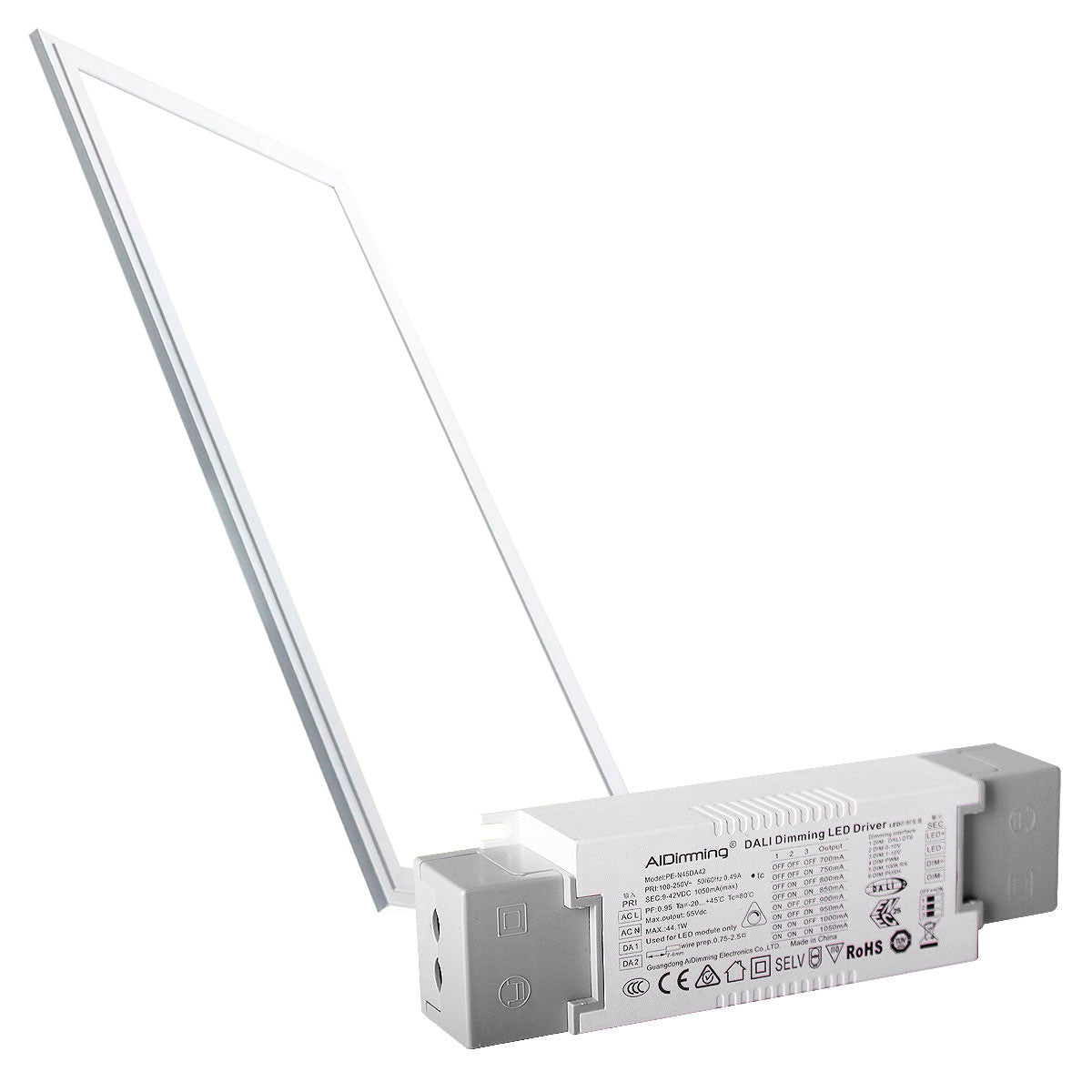 Panel LED empotrable 120X30cm - PUSH regulable - 44W - 3980lm - UGR19 - IP40