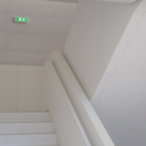 KIT Pictograma autoadhesivo "Salida arriba" + Luz de emergencia 3W (9)