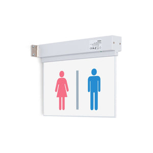Luz de emergencia permanente con pictograma "Baños" - Barcelona Led-