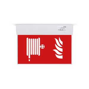 Luz de emergencia permanente con pictograma "Boca de incendio" - Suspensión (8)