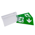 Hanging permanent emergency light with