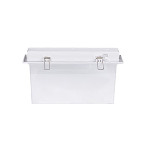 Luz de emergencia permanente con cartel autoadhesivo "Salida" - Empotrable (7)