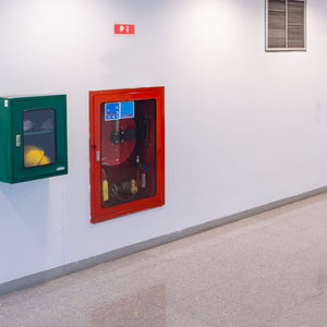 KIT Pictograma autoadhesivo "Boca de incendio" + Luz de emergencia 3W (10)