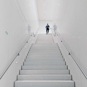 KIT Pictograma autoadhesivo "Salida arriba" + Luz de emergencia 3W (12)