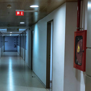 Luz de emergencia permanente con pictograma "Boca de incendio" - Suspensión (1)