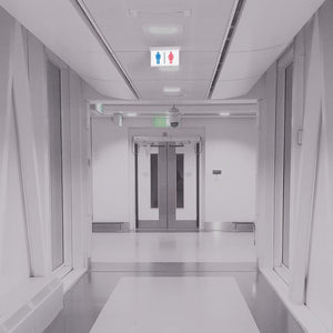 Luz de emergencia permanente con pictograma "Baños" - Empotrable (1)