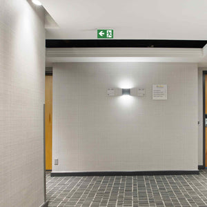 Luz de emergencia permanente con pictograma "Salida lateral" - Empotrable (10)