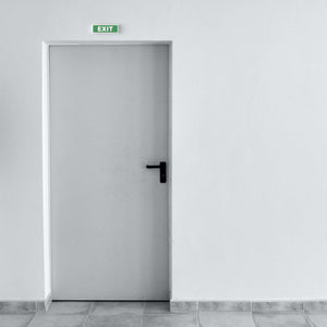 KIT Pictograma autoadhesivo "EXIT" + Luz de emergencia 3W (10)