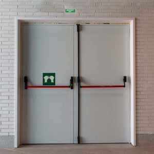 KIT Pictograma autoadhesivo "Emergency Exit" + Luz de emergencia 3W (10)