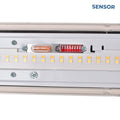 Linkable Tri-proof CCT LED batten light with motion sensor - 150cm - 56W - IP65 4