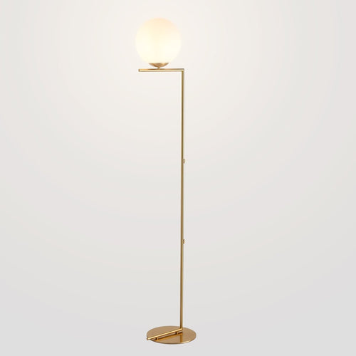 Floor lamp crystal ball