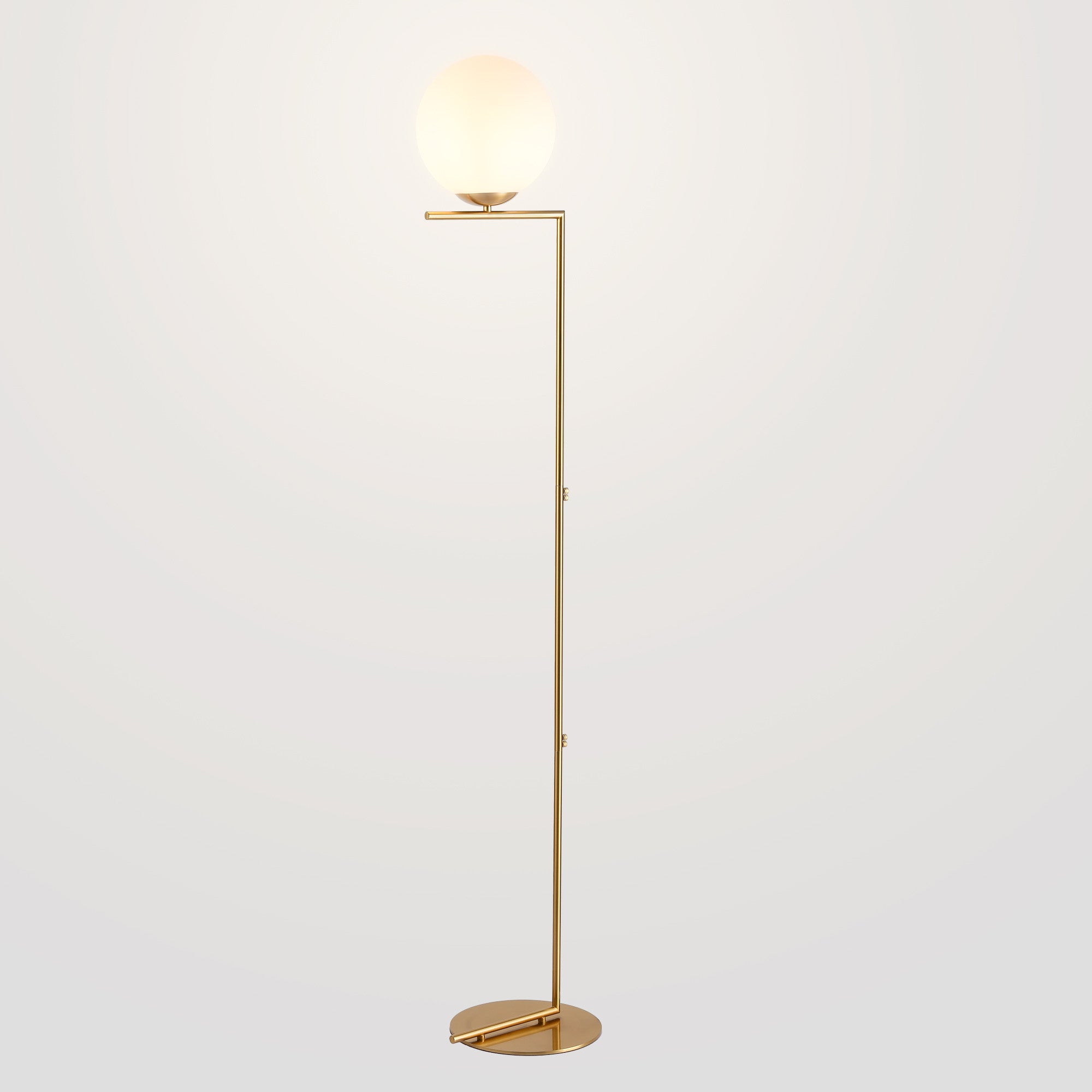 Lámpara de pie bola cristal "Anni" - E27 - Ø 22cm