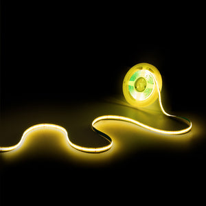 Tira LED COB 24V DC - RGB - 12W/m - 10mm - IP20 - Rollo de 5 metros - Corte c/33mm (2)