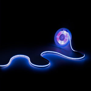 Tira LED COB 24V DC - RGB - 12W/m - 10mm - IP20 - Rollo de 5 metros - Corte c/33mm (4)