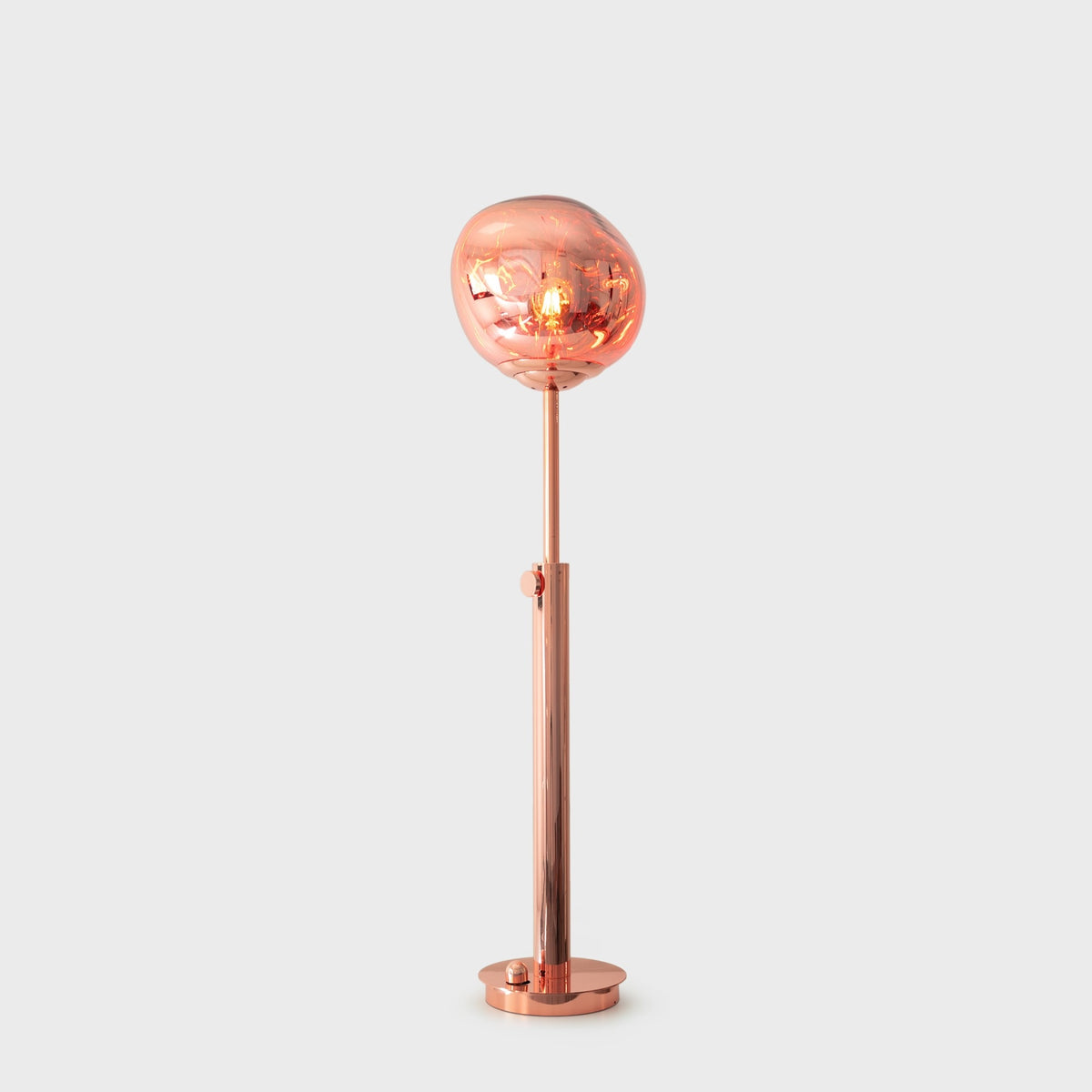 Lámpara de pie de diseño "Ana" - Altura regulable - Color cobre