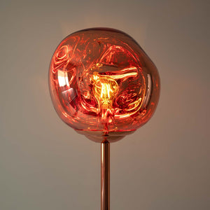 Lámpara de pie de diseño "Ana" - Altura regulable - Color cobre (3)