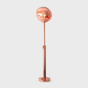 Lámpara de pie de diseño "Ana" - Altura regulable - Color cobre (7)