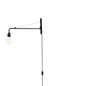 Aplique de pared orientable con cable y enchufe "Pitt" - Barcelona Led-Decoración