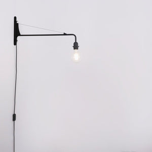 Aplique de pared orientable con cable y enchufe "Pitt" - Barcelona Led-Decoración