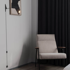 Aplique de pared orientable con cable y enchufe "Pitt" - Barcelona Led-Decoración