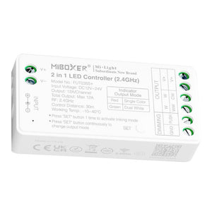 Controlador tira LED 2 en 1- Monocolor - Dual White - 12/24V DC - 2.4G - MiBoxer - FUT035S+ - Barcelona Led-Control y regulación
