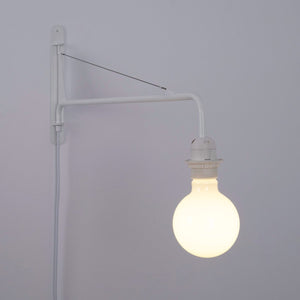 Aplique de pared orientable con cable y enchufe "Pitt" - Barcelona Led-Decoración