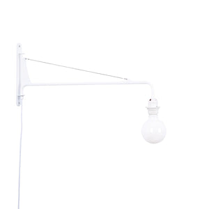 Aplique de pared orientable con cable y enchufe "Pitt" - Barcelona Led-Decoración