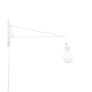 Aplique de pared orientable con cable y enchufe "Pitt" (19)